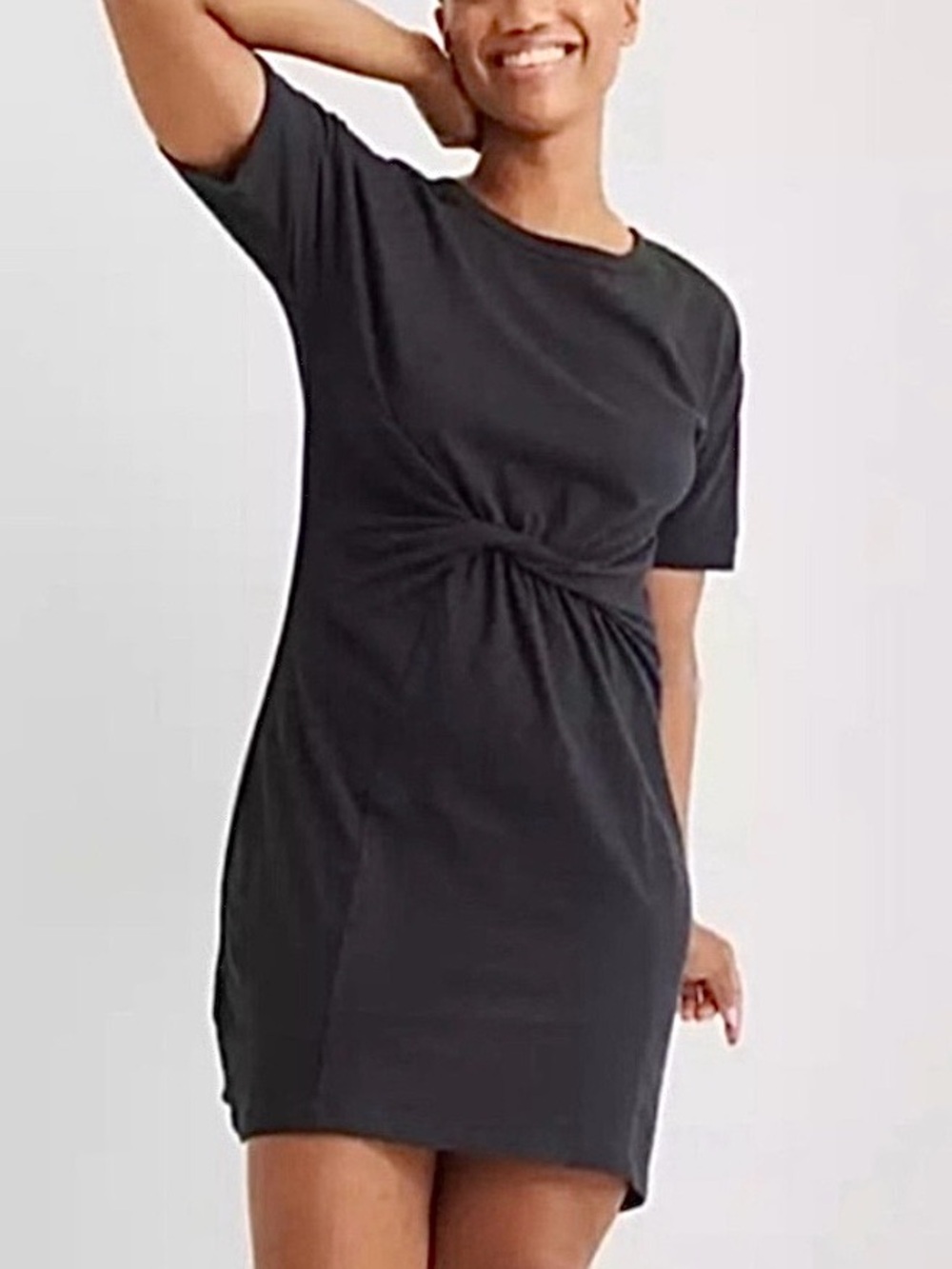 Aerie - Twist Front T-Shirt Dress